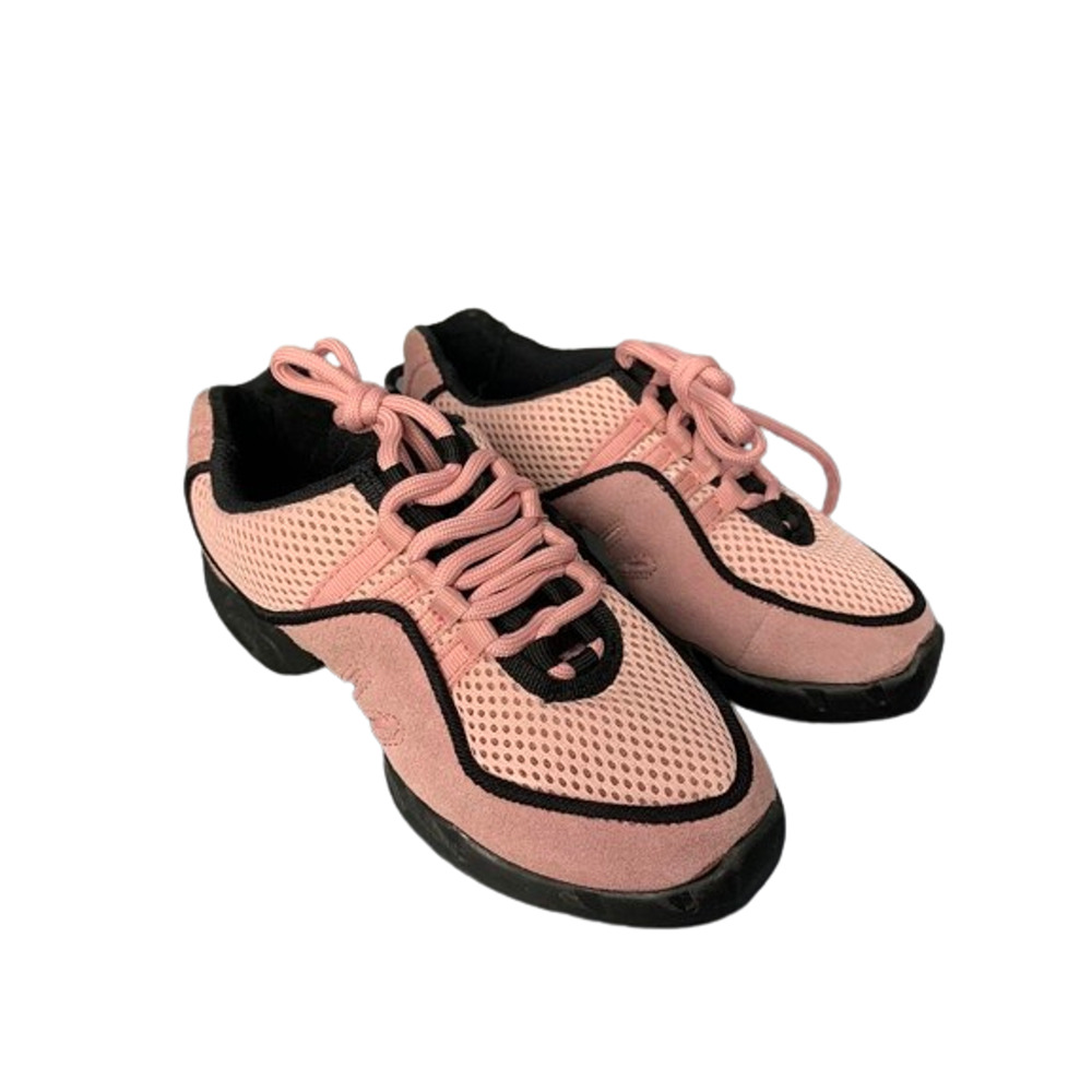 Bloch Girls Pink & Black Mesh Dance Sneakers Size 13